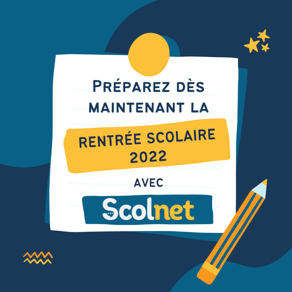 Préparez la rentrée scolaire 2022